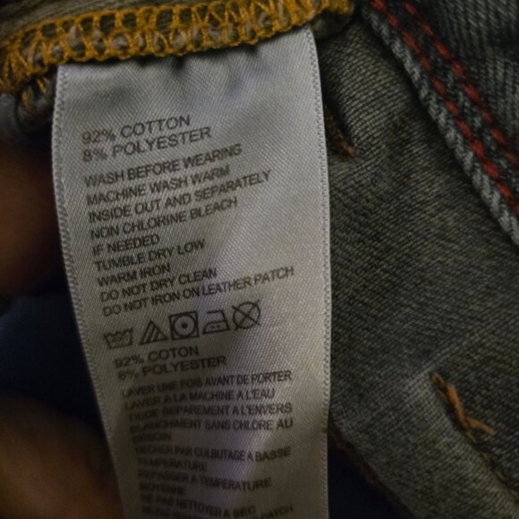 Tommy Bahama Mens Denim Jeans 40x32 Authentic Fit Dark Wash Cotton Casual - Picture 8 of 10